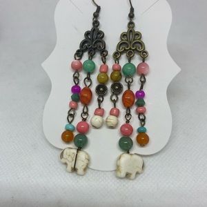 Zarcillos bohemios chandelier